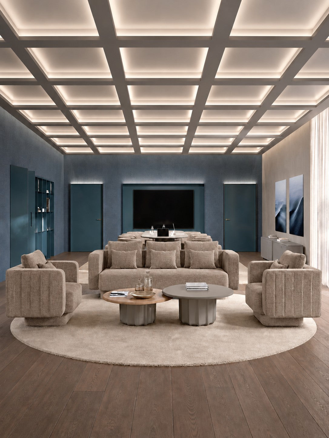 Canapé et fauteuil Sabree Frezza – Design Monica Armani