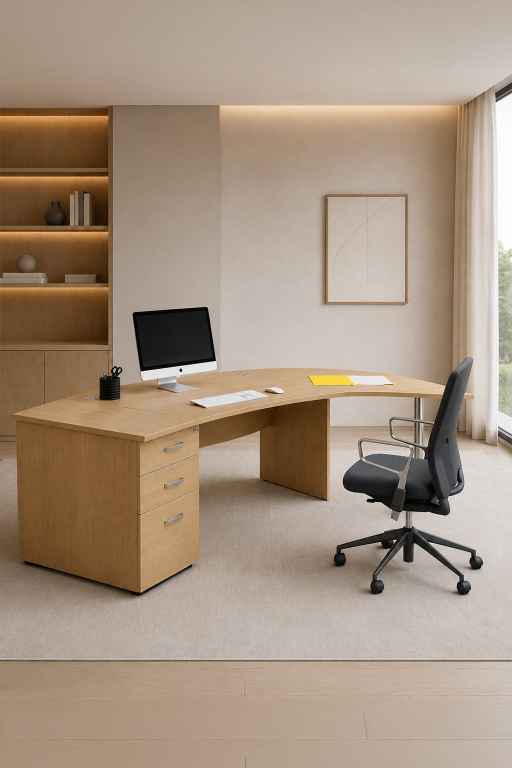 Solution Modulaire de bureau Courbe Curvy