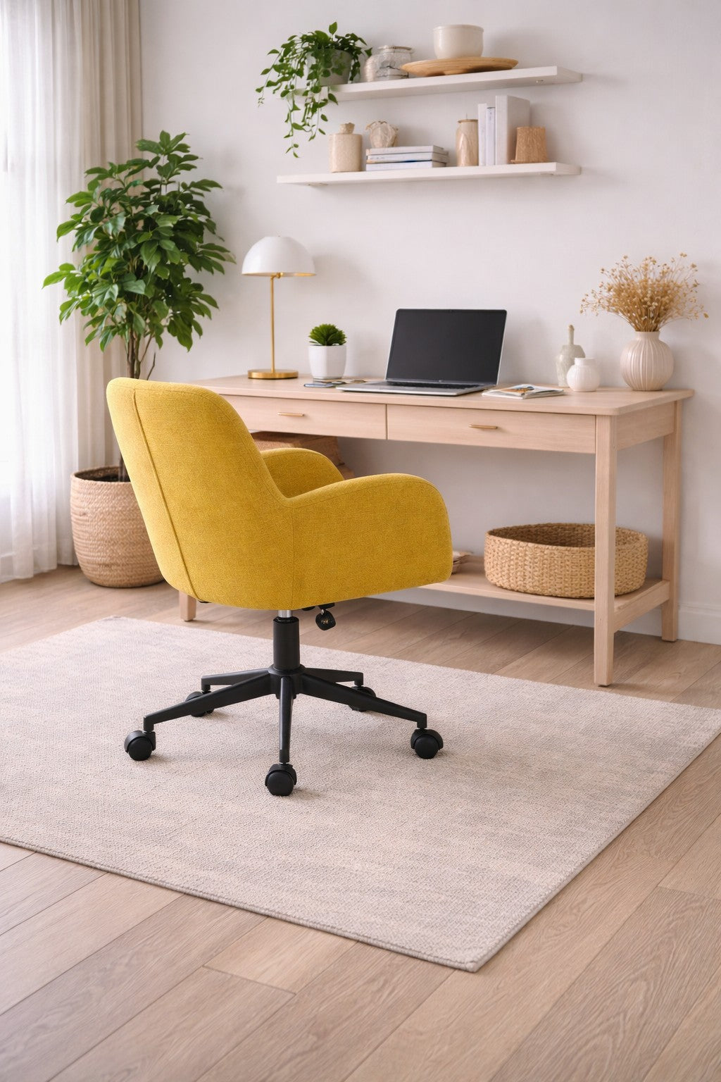 Fauteuil d'accueil et réunion Shino – Sur Roulettes