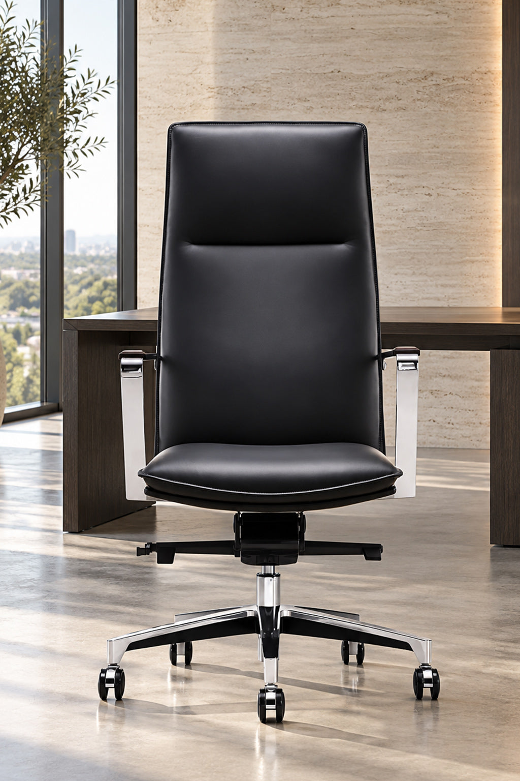 Fauteuil de direction Manhattan en cuir