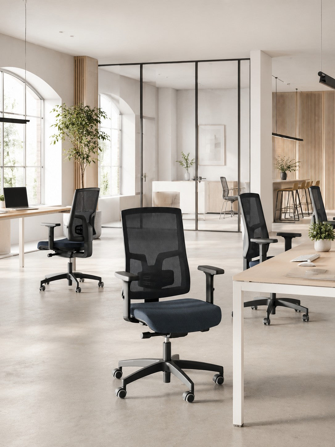 Fauteuil Ergonomique Kiku Black Mesh