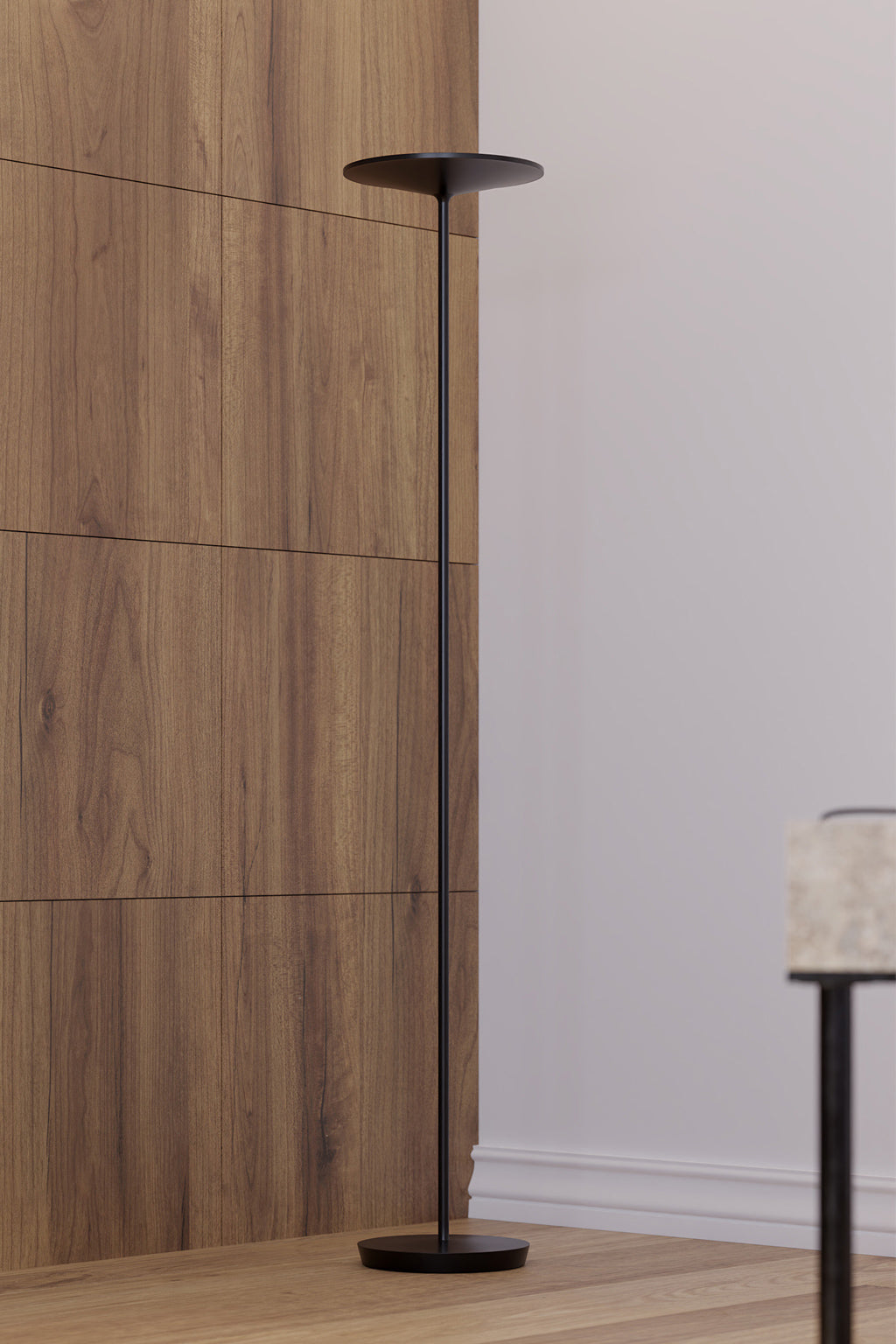 Lampadaire LED Iconic éclairage indirect et variateur