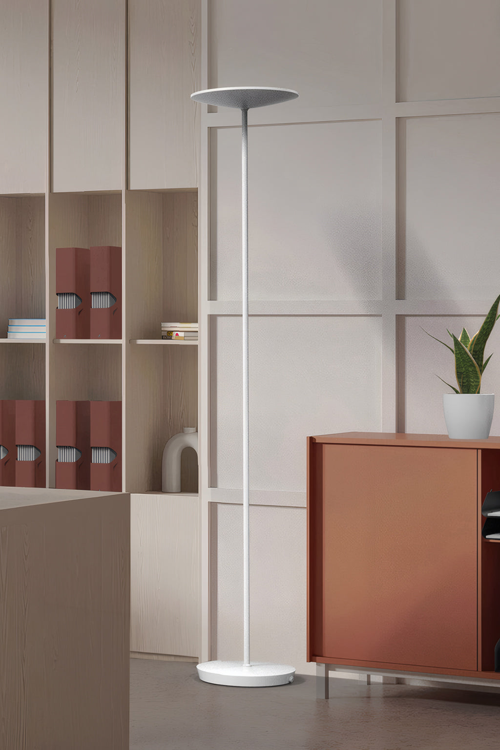 Lampadaire LED Iconic éclairage indirect et variateur