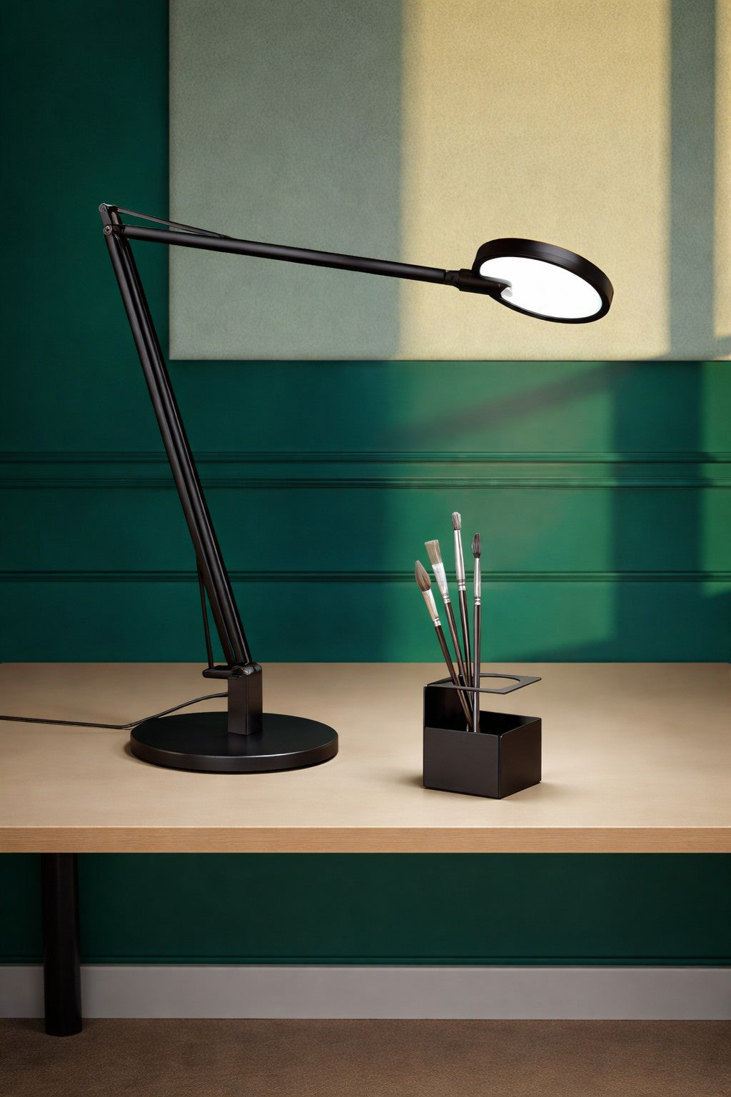 Lampe de bureau Axel - Bras double articulé