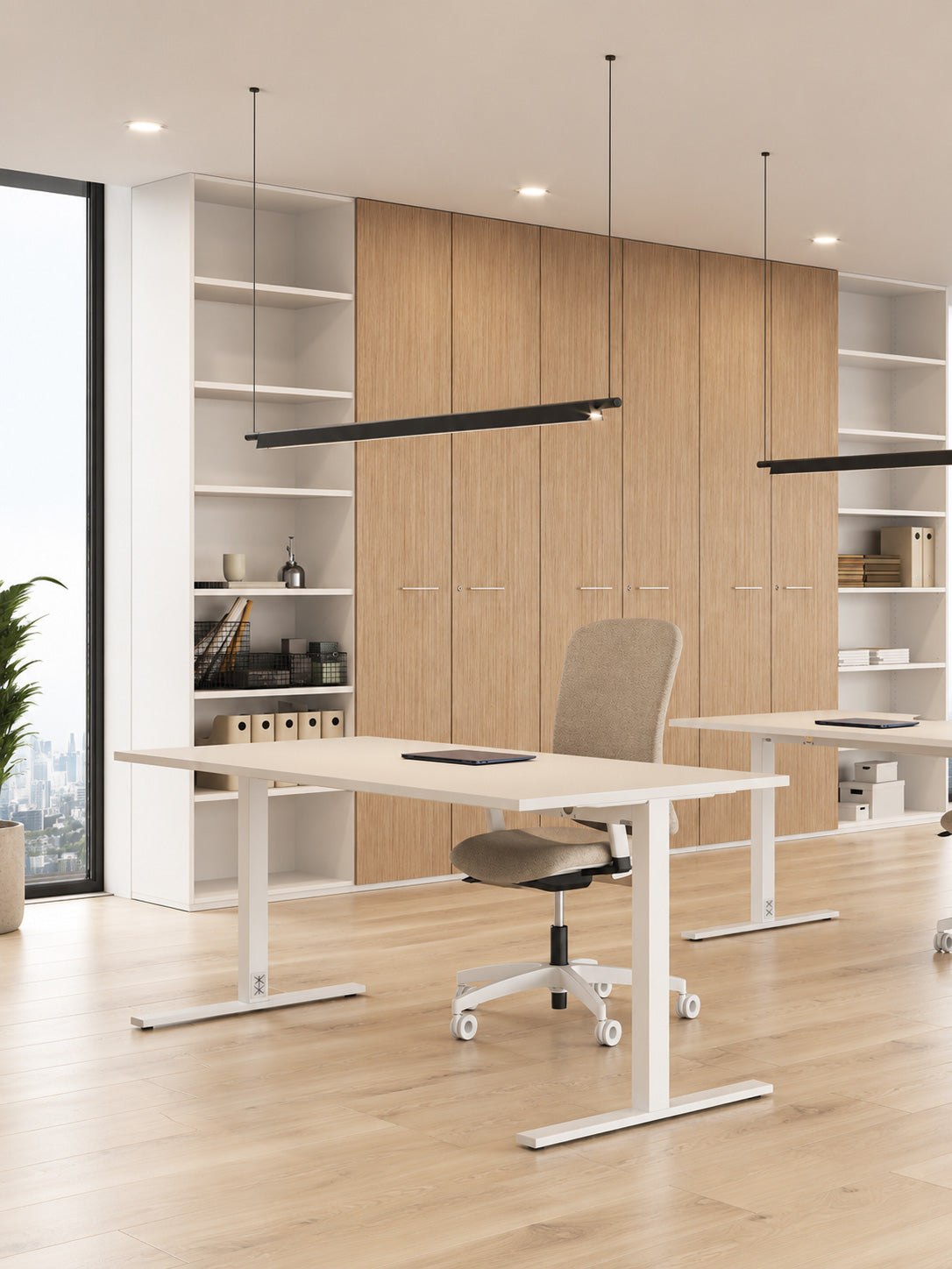 Bureau droit professionnel Pop Tee – L120 à L180 cm
