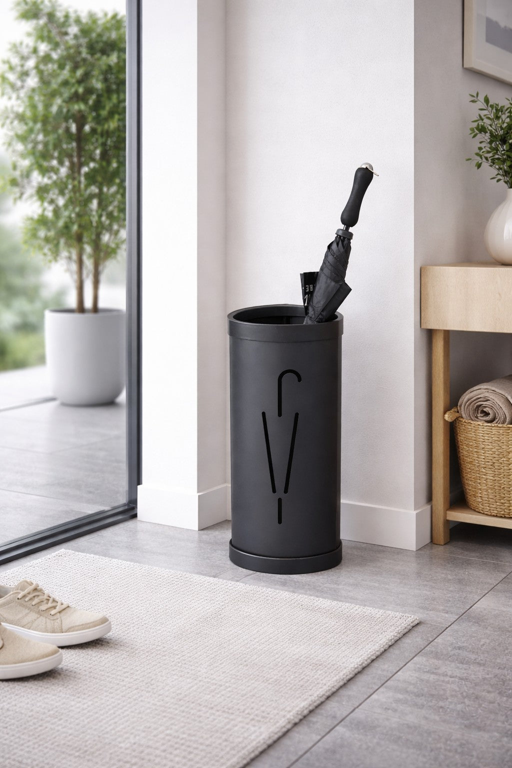 Porte-parapluies NEXA Grande capacité design métal