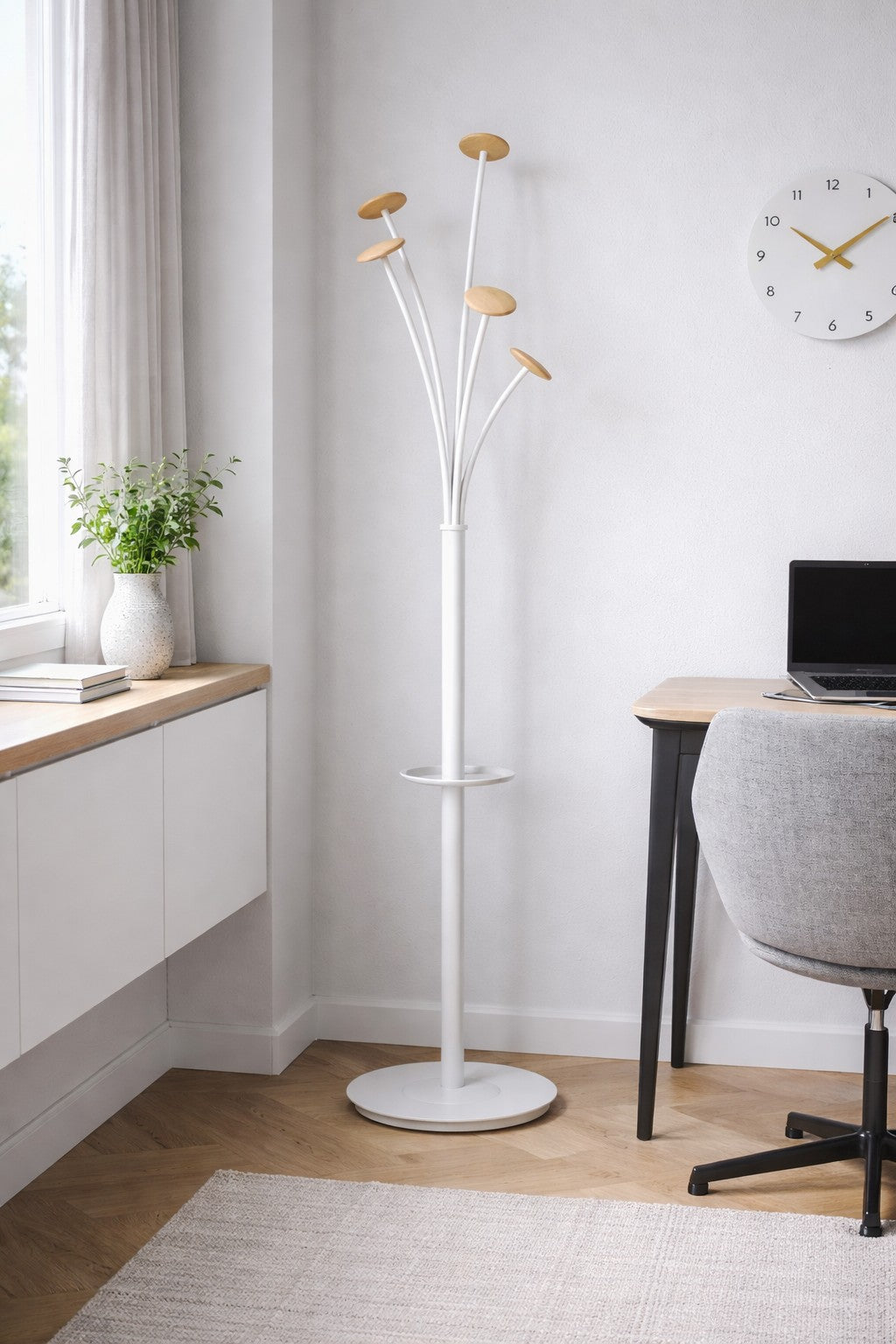 Portemanteau Signature Wood et porte-parapluies