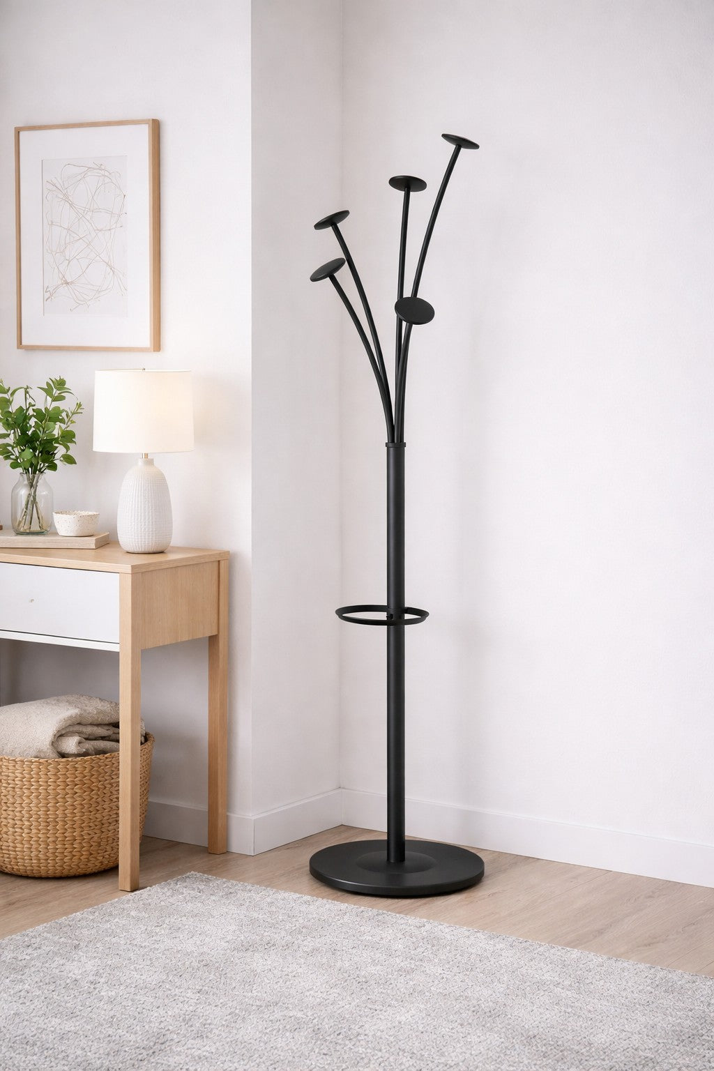 Portemanteau Signature Métal et porte-parapluies