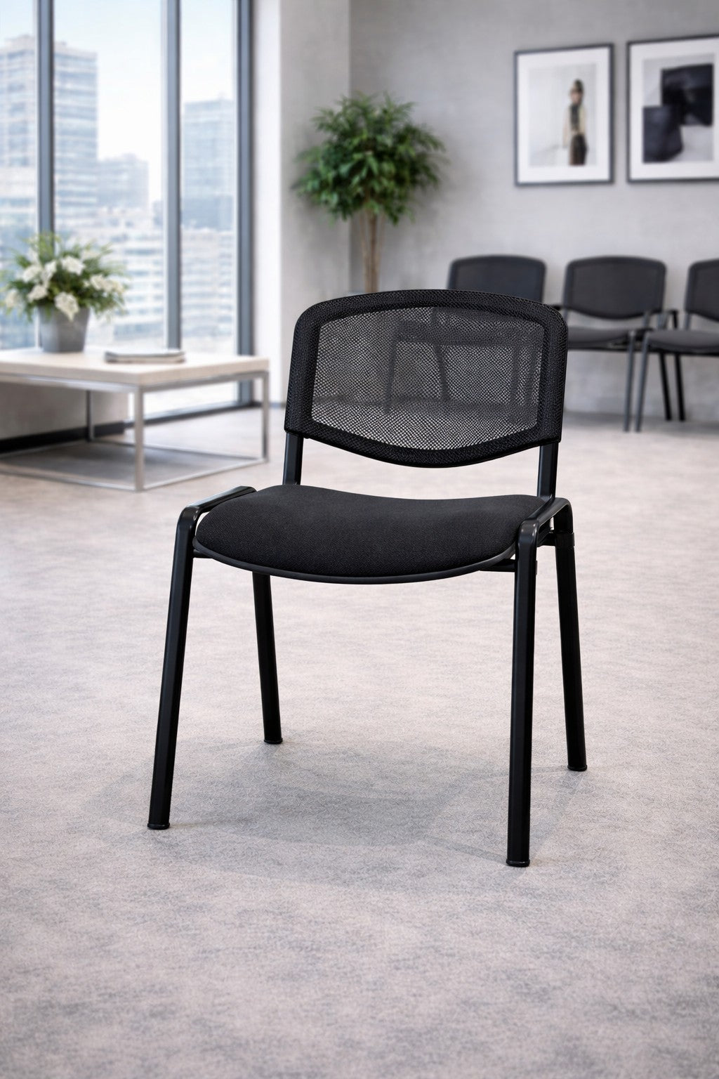 Chaise de Collectivité Leonis Empilable - Dossier Résille