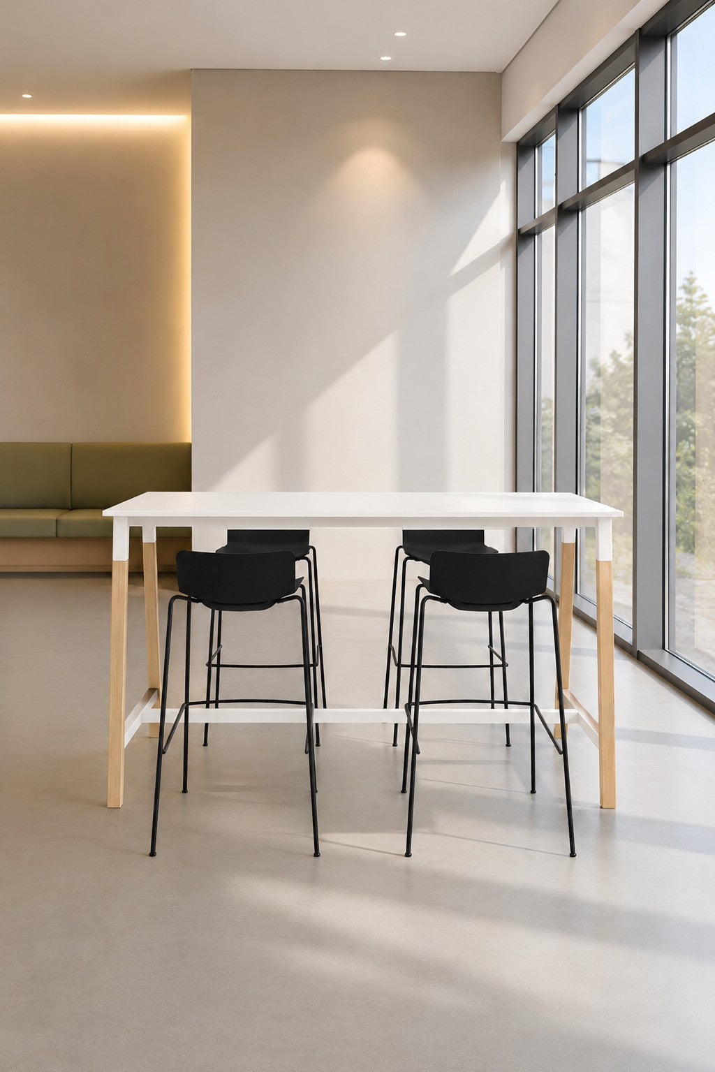 Table haute Pop Woody