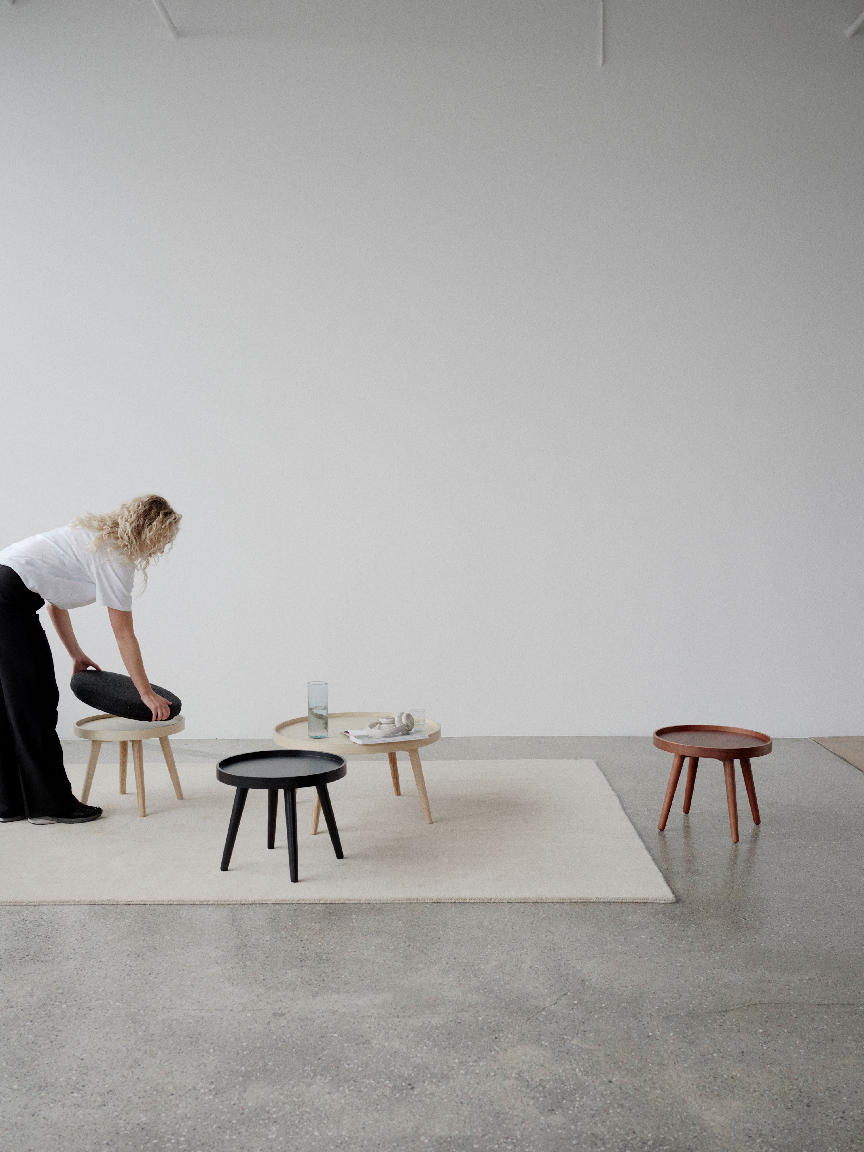 Table basse Alma - Diamètre 46 et 70 cm