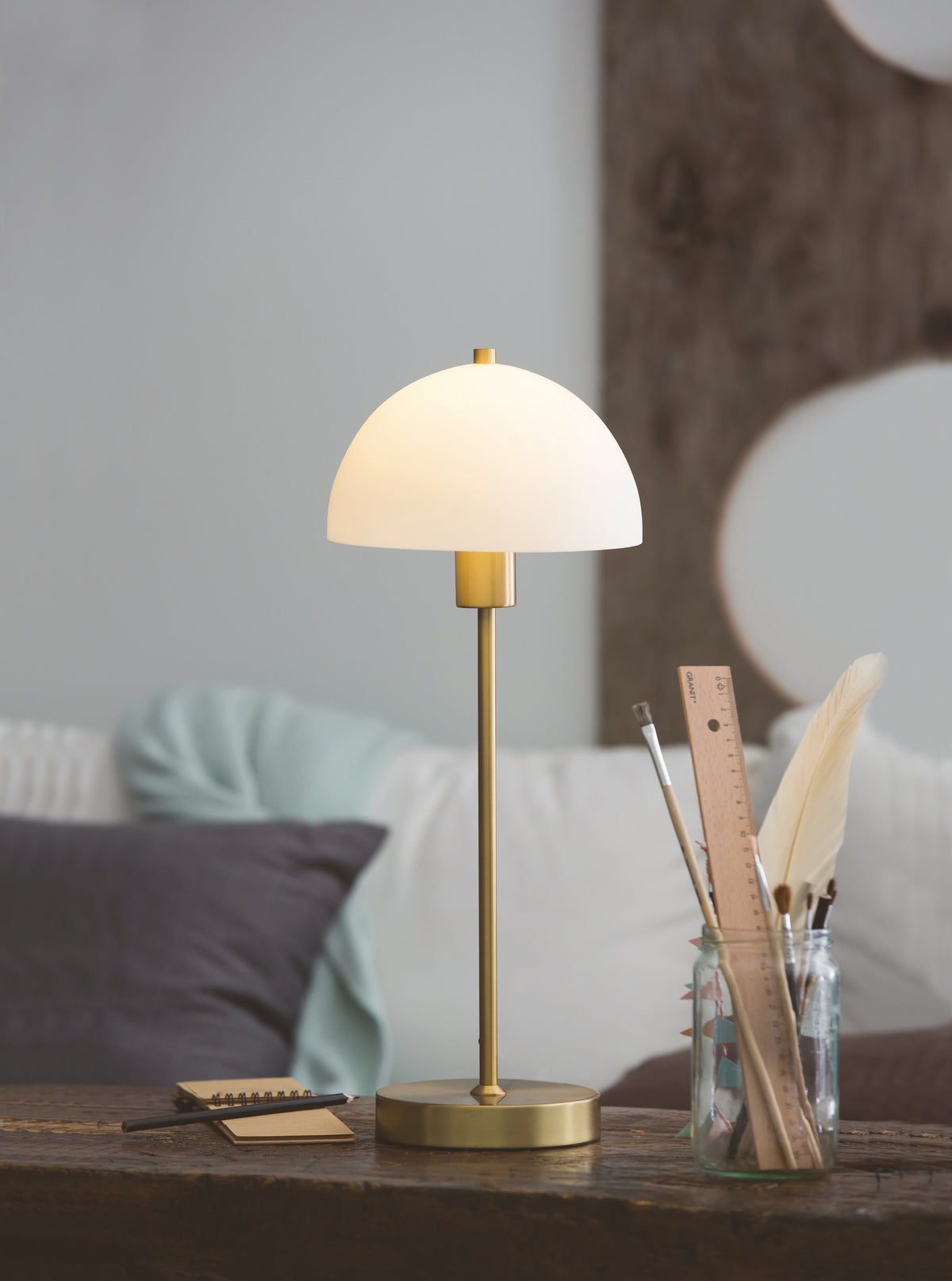 Lampe de table Vienda Opal Glass