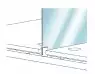 Cloison de protection frontale pour poste face à face