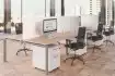 Ecran blanc plexiglas à fixer bureaux face à face Covid 19