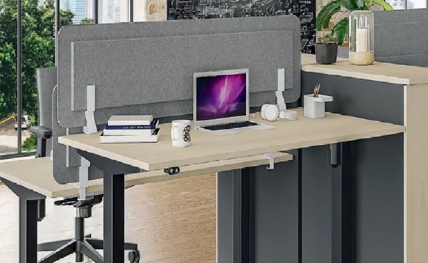 Panneau acoustique frontal pour bureau individuel