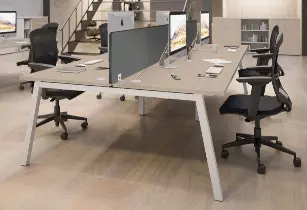 Cloison frontale acoustique pour bureau Bench double