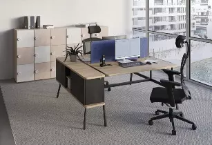 Panneau écran frontal pour bureau Bench double Altys