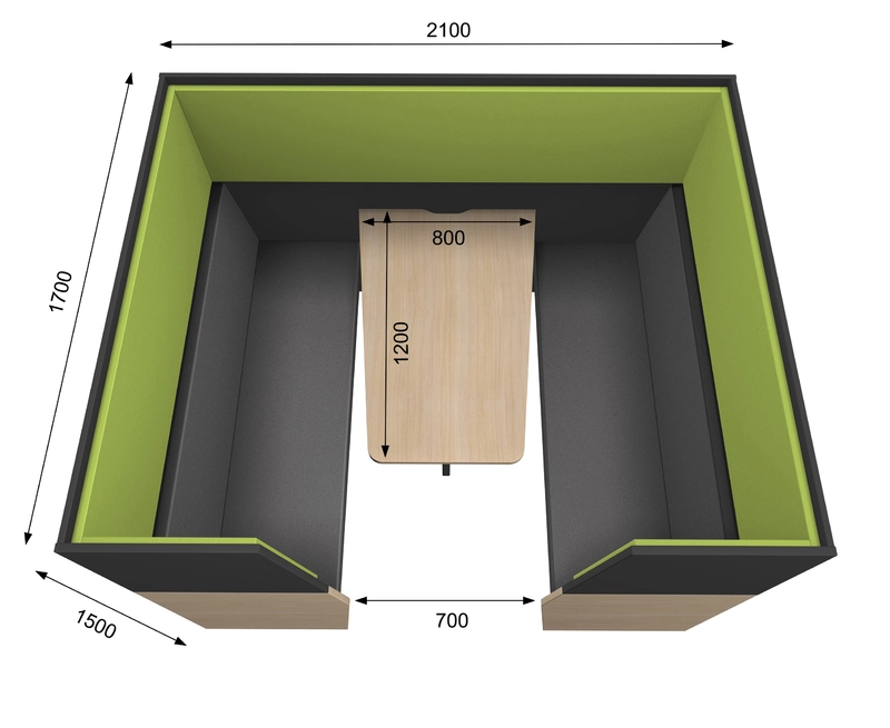 Box acoustique 6 places Little Team