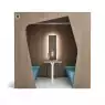 Cabine acoustique 4 places avec table KOMA