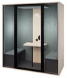 Cabine acoustique Essentielle DUO-M avec fond plein