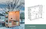 Cabane intérieure et extérieure