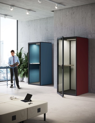 Cabine acoustique ALLO 1 porte vitrée