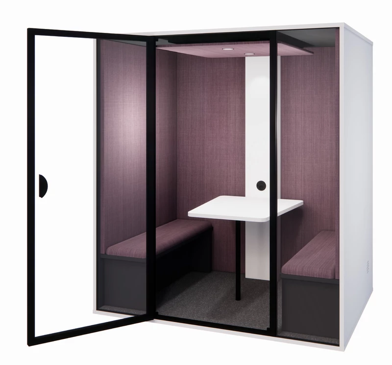 Cabine acoustique Essentielle Quattro avec fond plein