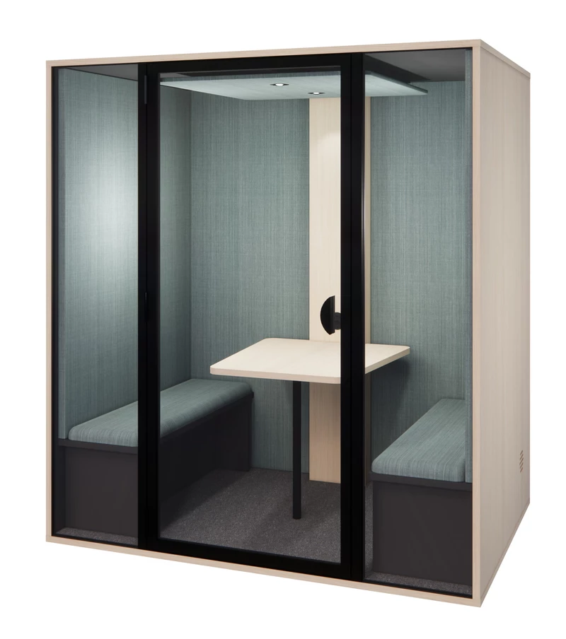 Cabine acoustique Essentielle Quattro avec fond plein