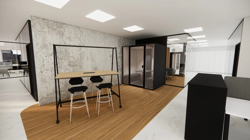 Cabine acoustique Essentielle Quattro avec fond plein