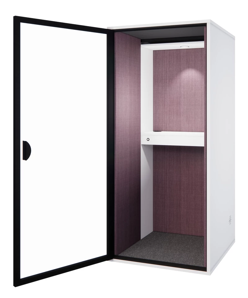 Cabine acoustique ESSENTIELLE Solo avec fond plein
