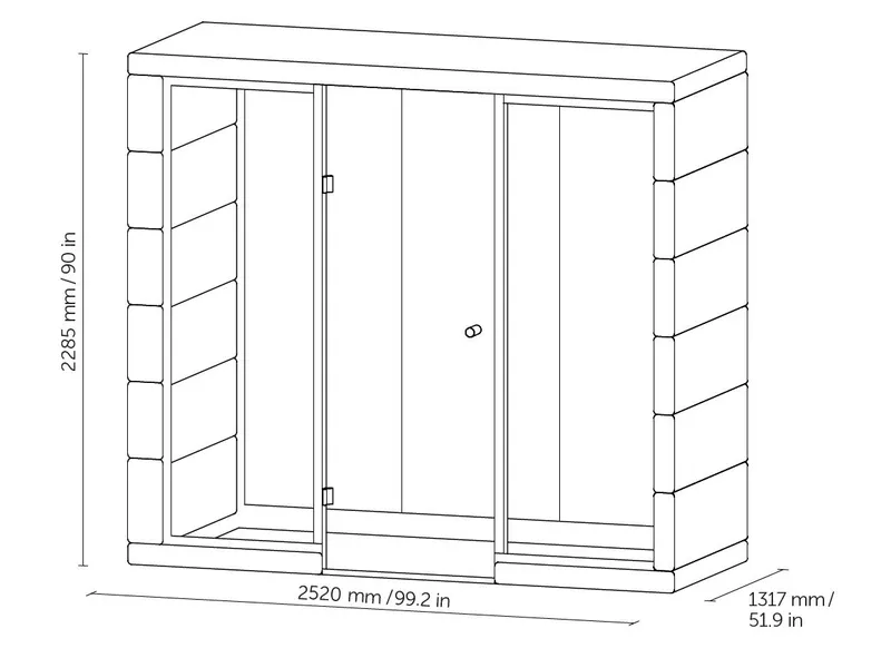Cabine acoustique réunion pour 2-4 personnes Quadrio I