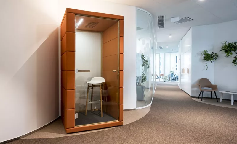 Cabine acoustique téléphonique Prime