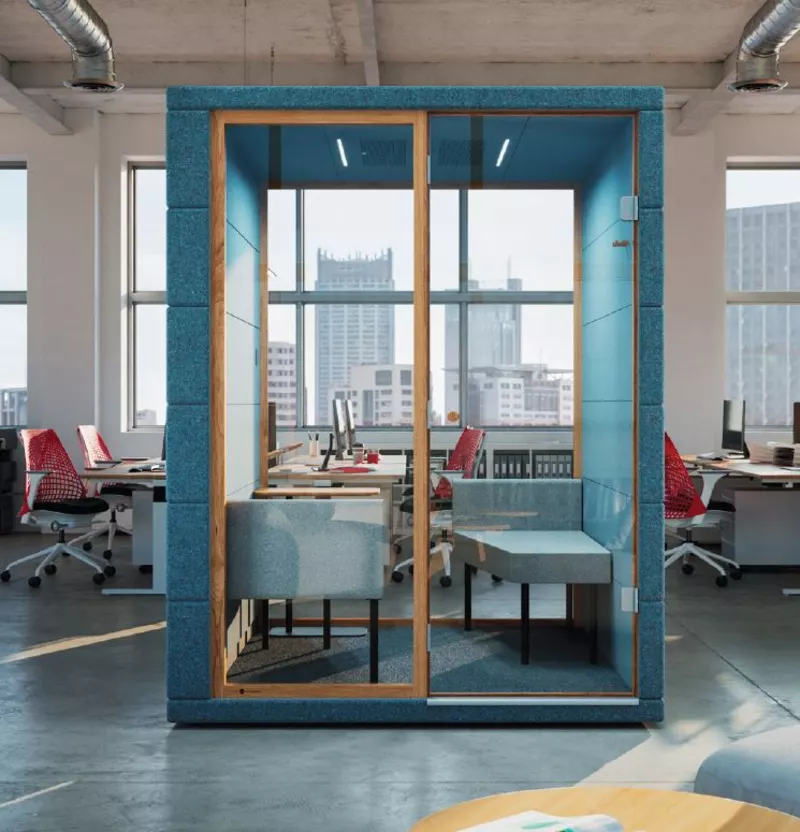 Cabine de réunion acoustique 2-4 personnes CUBIQ