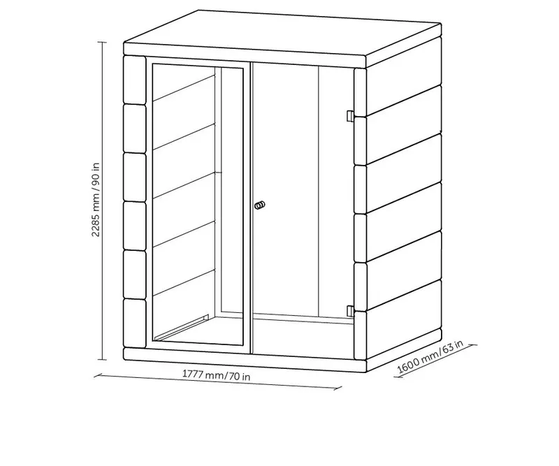 Cabine de réunion acoustique 2-4 personnes CUBIQ