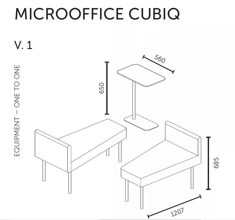 Cabine de réunion acoustique 2-4 personnes CUBIQ