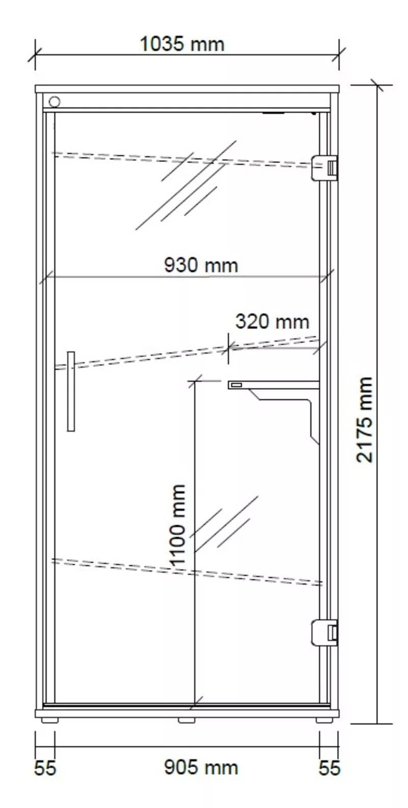 Cabine téléphonique acoustique Fast