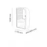 Cabine téléphonique acoustique mobile