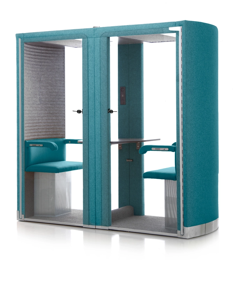 Lot de 2 Cabines acoustiques réunion