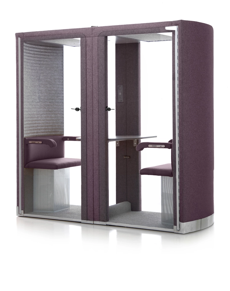 Lot de 2 Cabines acoustiques réunion