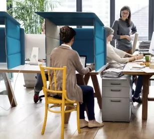 Mini cabine acoustique à poser