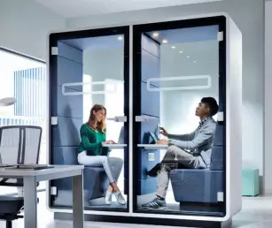 Cabine insonorisée HUSH TWIN-HUSHOFFICE