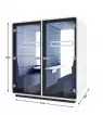 Cabine insonorisée HUSH TWIN-HUSHOFFICE