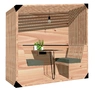 Cabine intérieure compacte en bois