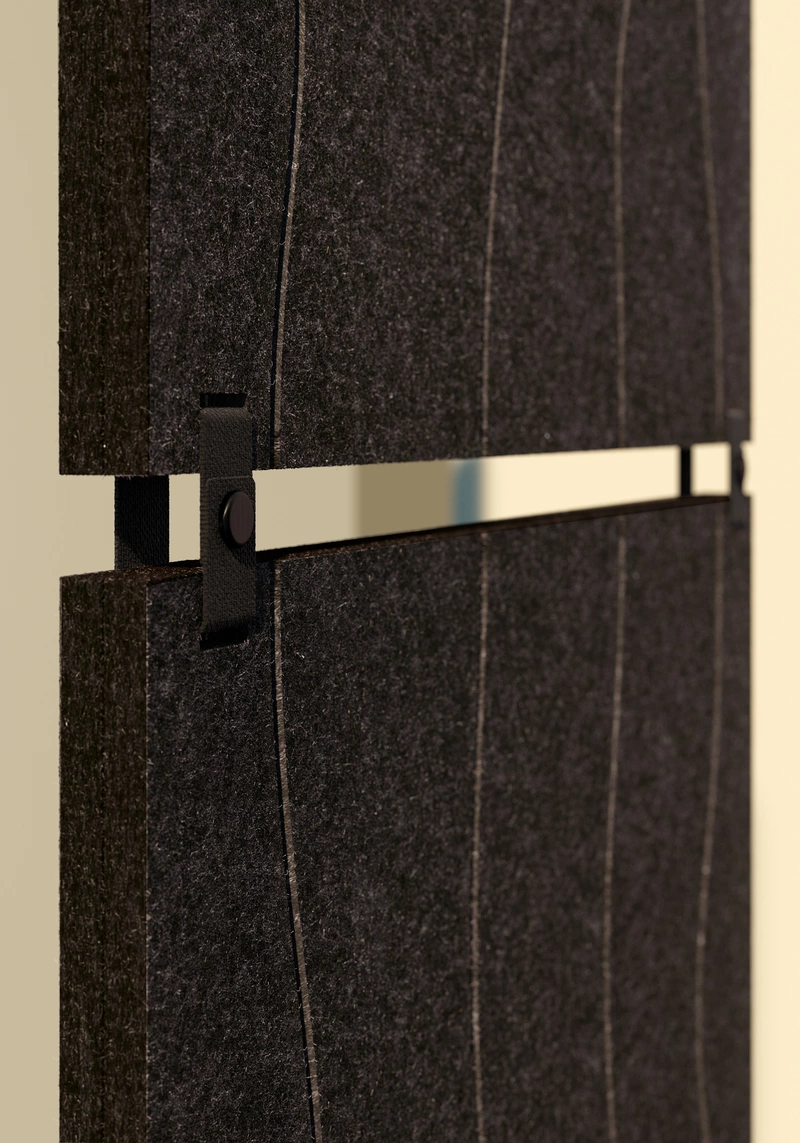 Rideaux acoustiques  suspendus SWELL
