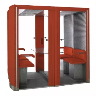 Lot de 4 Cabines acoustiques réunion