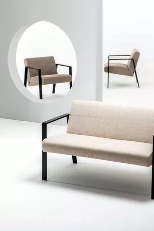 Canapé 2 places Oreotto Simili Cuir – Assise Confort Senior & Maison de Retraite