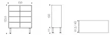 Armoire 4 portes PRESTIGIO