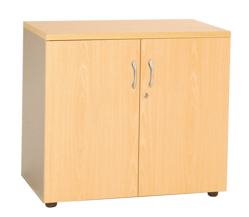 Armoire basse de bureau bois - Gammes Idra & Quadri