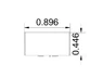 Armoire Basse de Bureau Zeta - H87.80 x L89.60 cm