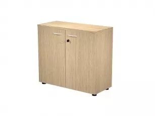 Armoire de rangement bureau double accès en bois-Gosto